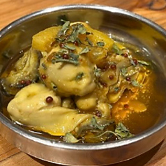 牡蠣のスパイスオイル漬け