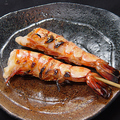 料理メニュー写真 【牛・豚・海鮮串焼き】大えび塩焼　1本