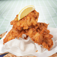 分厚い唐揚げも一心の魅力★