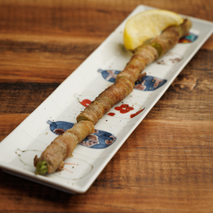 豚バラアスパラ1本巻き（一串）