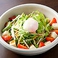 京豆富と水菜のサラダ