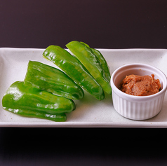 肉みそピーマン