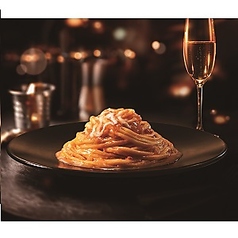 ベコンとなすとトマトパスタ