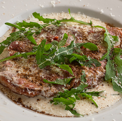 山形県産米澤豚のボローニャ風カツレツ　～コトレッタ アッラ ボロネーゼ～