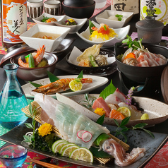 飲み放題付きコース／食材にこだわった料理でおもてなし