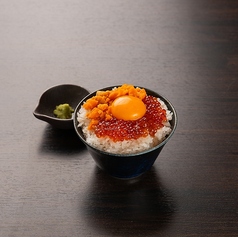 ミニうにいくらの２色丼