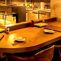 ライブ感をお楽しみいただけるカウンター席