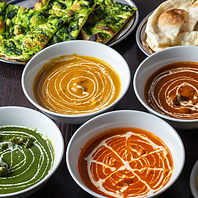 ≪辛さの調整OK≫本場仕込みの本格カレー20種類以上！