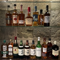 当店自慢！ウイスキーが豊富