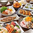 各種宴会にご利用できる飲み放題付のコースをご用意しております。