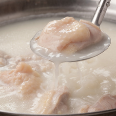 煮込んだ白濁スープ！水炊きが大人気!!【博多 居酒屋】の写真