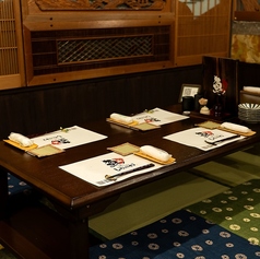 座敷席3～4名用をご用意しております。
