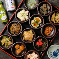 毎日変わるお通しの楽しみ