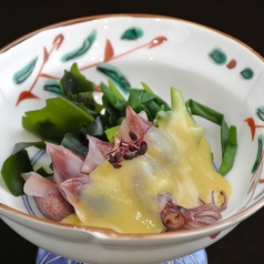 ホタルイカの酢味噌和え