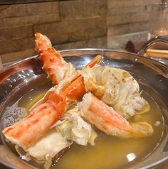 タラバガニの蒸煮