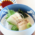 料理メニュー写真&nbsp;その日に締める鮮度抜群の「鯛のお刺身」