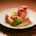 料理メニュー写真&nbsp;あまおうのレアチーズケーキ