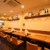 店内最大21名様まで貸切OK◎
