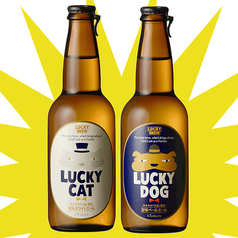 【地ビール】黄桜ラッキードッグ/黄桜ラッキーキャット(330ml)　各