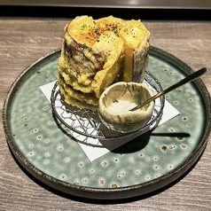 さつま芋の天麩羅 道産バター添え