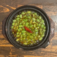 枝豆のぺペロンチーノ