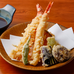 大海老の天ぷら盛り合わせ