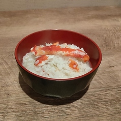 釧路町産　カニ雑炊