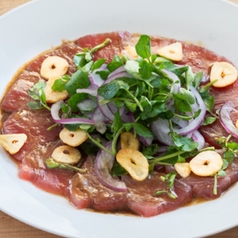 カツオの和風カルパッチョ