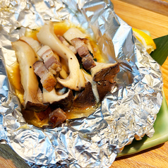 エリンギとベーコンのホイル焼き