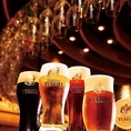 専門店ならではの多彩なラインナップでビールをお楽しみいただけます。
