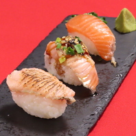 鮮度自慢のサーモン食べ比べ3巻セット♪