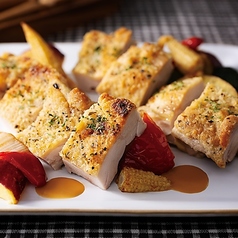チキンと秋野菜のオーブン焼き アップルソース