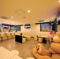 ゆったりとした店内
