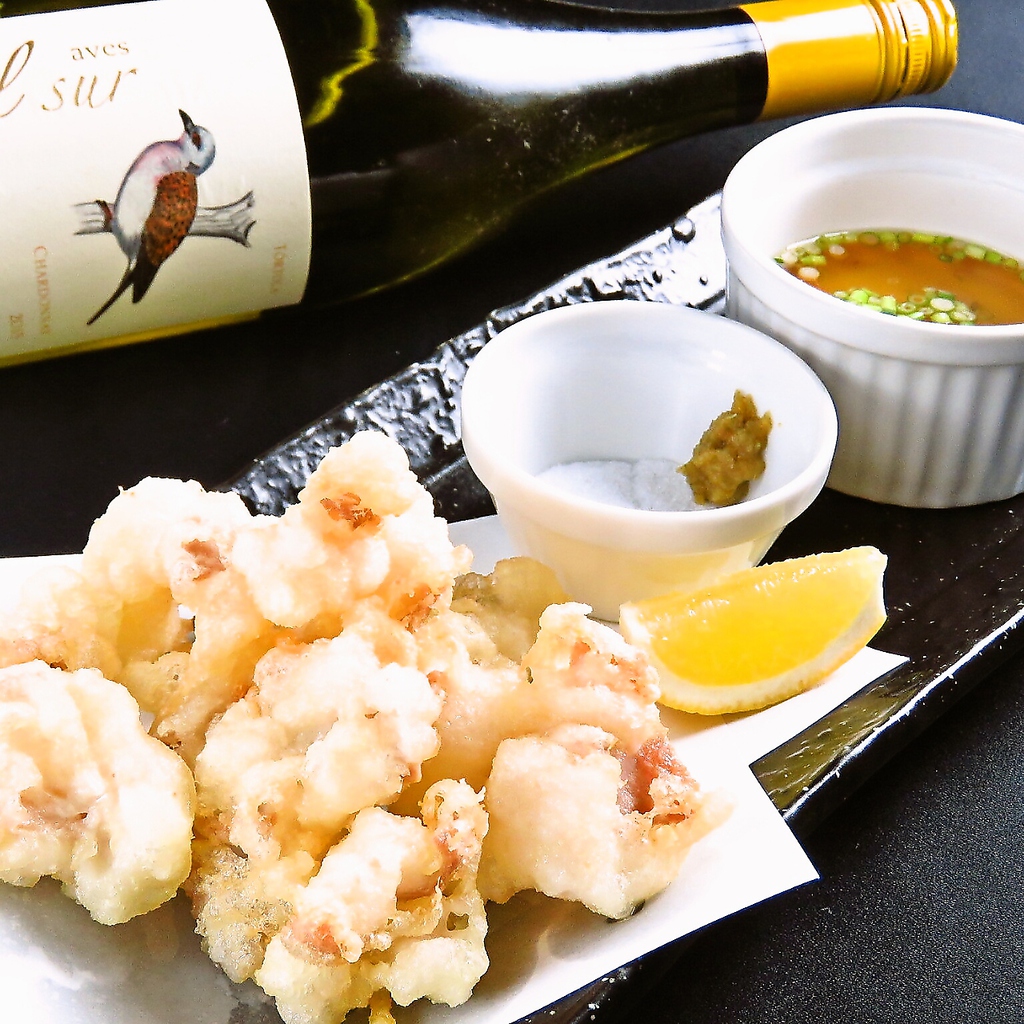 しっかり食べたい方に!!ボリューム満点メニューも充実☆ホルモンの天ぷら