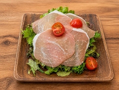 5種の野菜サラダ生ハム添え