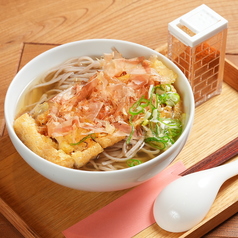 薄あげの天ぷらおろし温そば
