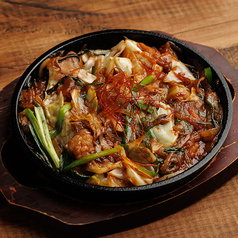 牛もつスタミナ鉄板焼き