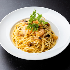 蟹とえびの香り薫るペペロンチーノ