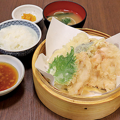 鶏天ぷら定食