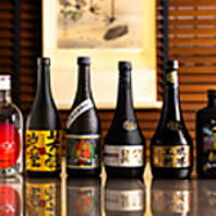 本格焼酎・県内では珍しい銘柄の日本酒も豊富にご用意◎