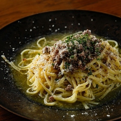 (パスタ) 牛タンのラグービアンコ