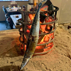 秋刀魚(さんま)の原始焼き