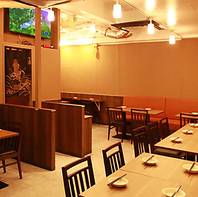 大人数でワイワイご利用いただける広々空間！