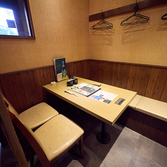 2名様～ご利用いただけるお席もございます。デートにも是非◎