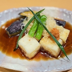 なすと豆腐の揚げ出し