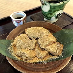 わらび餅（ほうじ茶付）