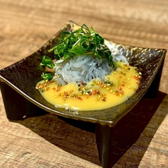 生しらす酢味噌和え