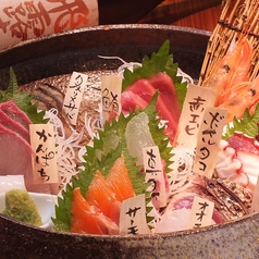 刺身の盛り合わせ