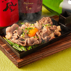 黒毛和牛の鍬焼き