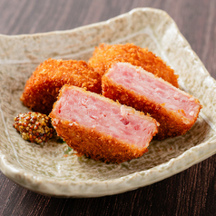 厚切りハムカツ